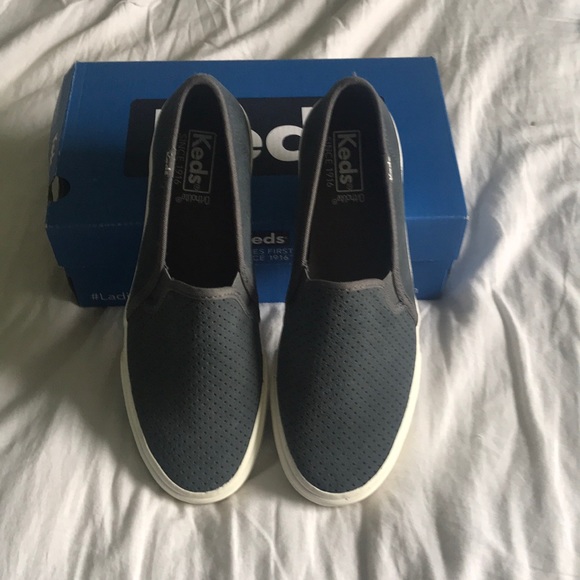 keds double decker suede gray